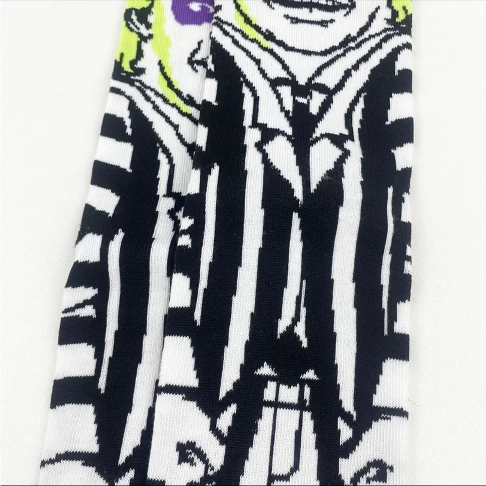 Beetlejuice Socks Men’s One Size 7-10 - Picture 3 of 5
